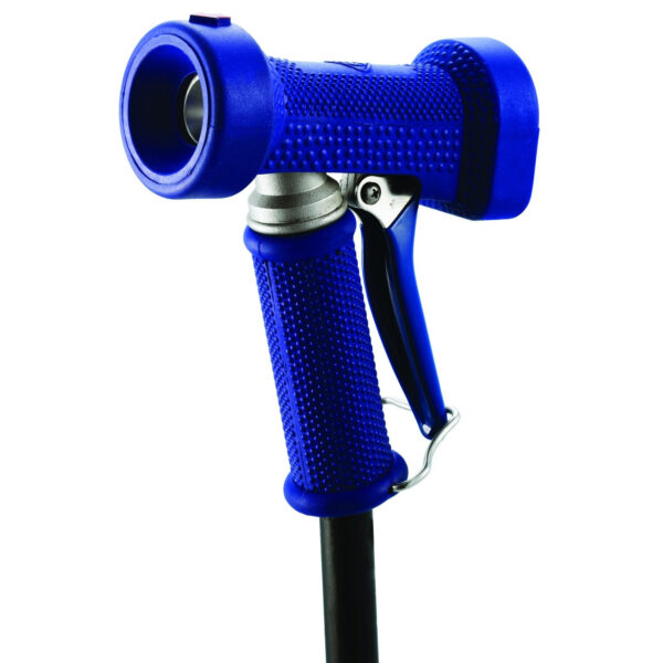 T&S  MV-2516-24  Water Gun, Rear Trig., 5/16'' Orifice, SS, Blue Rubber Cover