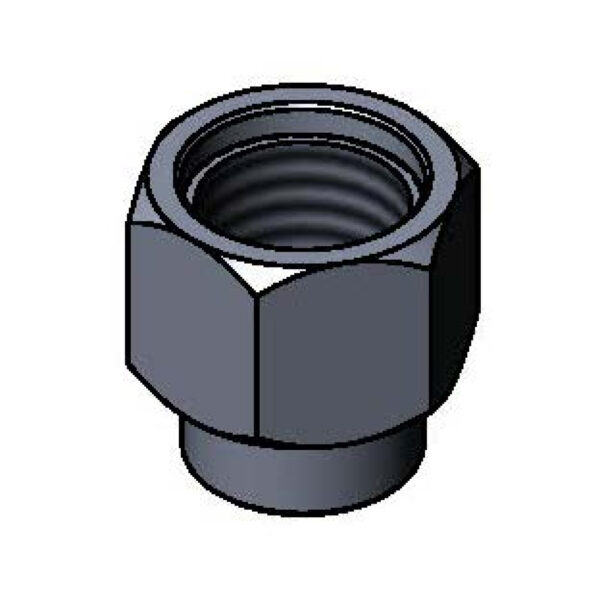 T&S  PG-0002  Adapter, 3/8'' NPT (F) X 1/4'' NPT (F),  Brass
