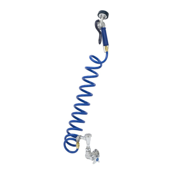 T&S  PG-1WREV  Pet Grooming, 1-Hole Wall mt W/ vac. Brkr