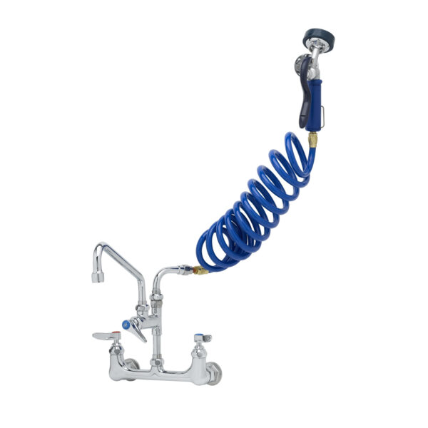 T&S  PG-8WSAN-12  Pet Groom:Wall Mnt,No VB,B-155 034A,062X,Coil Hose