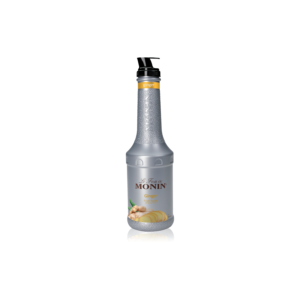 Grey bottle with ginger on label
