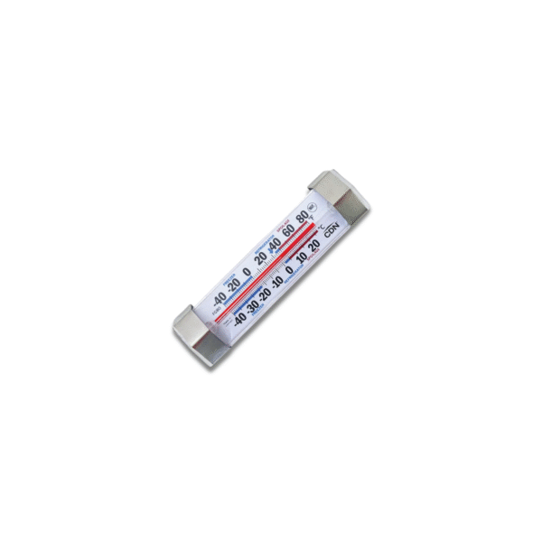 CDN FG80 fridge freezer thermometer display.