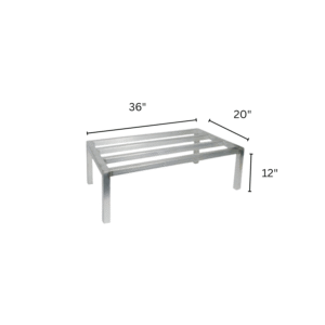 Aluminum Dunnage Rack.