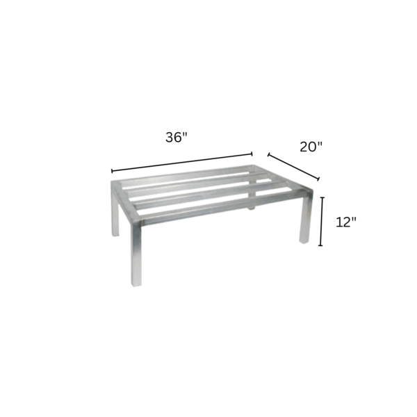 Aluminum Dunnage Rack.