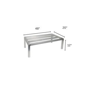 Aluminum Dunnage Rack.