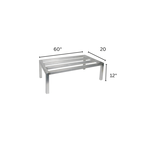 60" Aluminum Dunnage Rack.