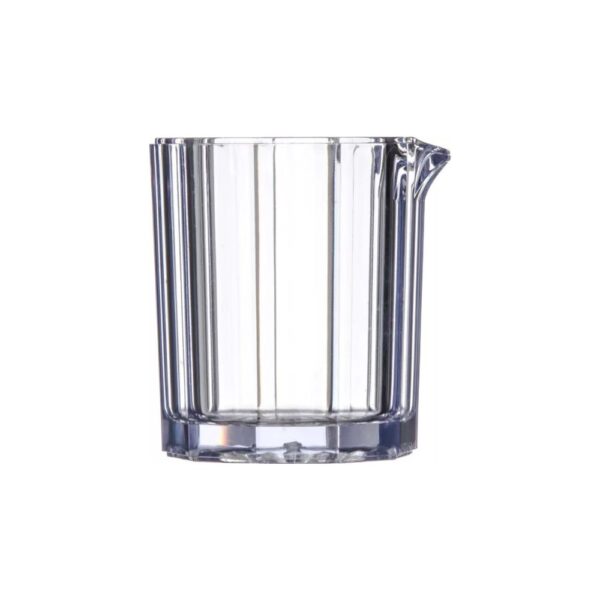 Clear 2-oz Creamer and Syrup Pitcher.