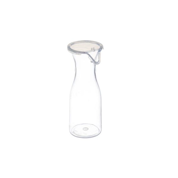 19 oz clear polycarbonate carafe.